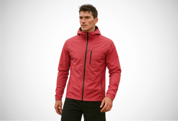 Water-Resistant Outdoor Jackets for Men & Women | Windproof, Hooded, Zip Closure, Multiple Pockets, Durable Nylon & Polyester, Perfect for Hiking, Travel & All Seasons